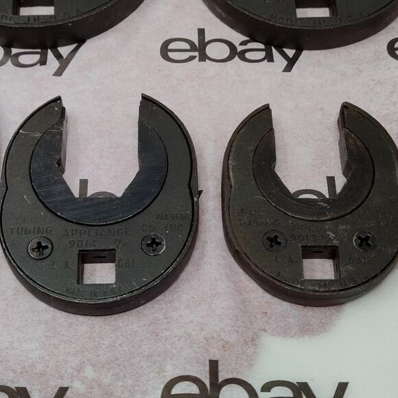 (11) TAC Tubing Appliance Ratcheting Crowsfoot 1/2 & 3/8” Drive **READ** - Picture 2 of 7